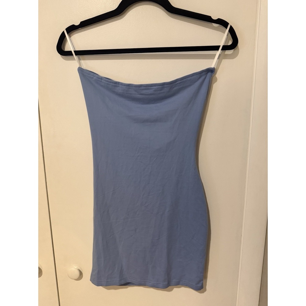 SHEIN Light Blue Cutout Bodycon Mini Dress Women's XS